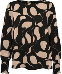 VERO MODA VMLYDIA LS SMOCK TOP WVN Dames Top - Maat M -Vrouwelijke Couture 1000x1200 1