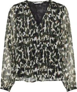 ONLY ONLLUNA L/S V-NECK TOP CS PTM Dames Top - Maat S