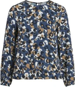 VILA VILISE L/S O-NECK TOP/KA Dames Top - Maat 38