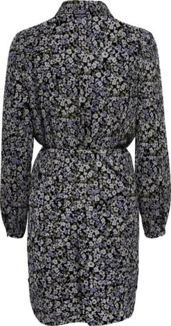 ONLY ONLNOVA LUX L/S SHIRT DRESS AOP PTM Dames Jurk - Maat M -Vrouwelijke Couture 631x1200