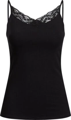 WE Fashion Dames Singlet Met Kant - Maat M