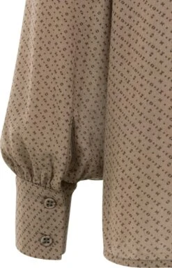 YAYA - Bloes Fungi Brown Dessin -01-201017-209 -Vrouwelijke Couture 771x1200 1