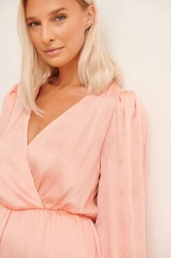 NA-KD Balloon Sleeve Structured Maxi Dress Dames Jurk - Maat 38 -Vrouwelijke Couture 798x1200 20