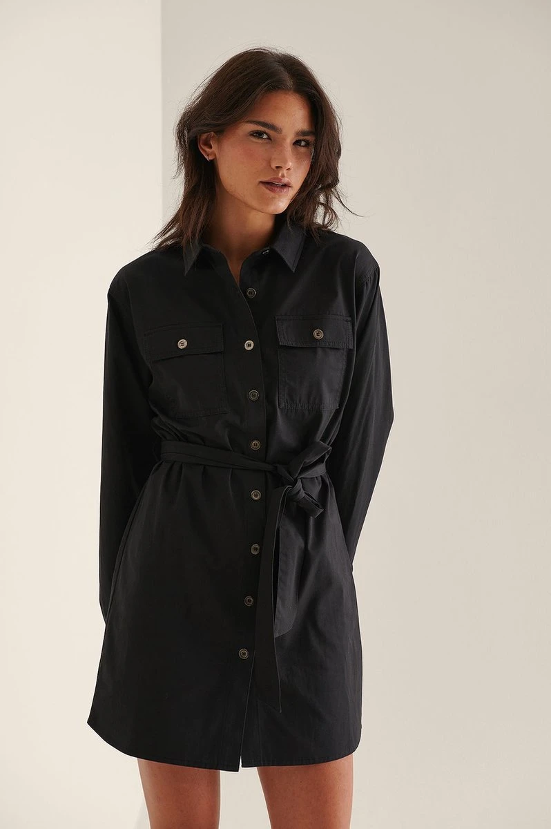 Na-kd Overhemdjurk Met Riem- Maat EU 36 3 Na-kd Overhemdjurk Met Riem- Maat EU 36 - Afbeelding 3