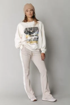 Colourful Rebel Bibi Star Broek Beige Dames - Polyester - L