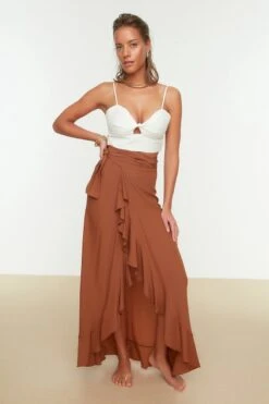 Trendyol Vrouwen Maxi Asymmetrisch Rok -Vrouwelijke Couture 800x1200 520