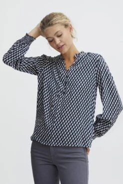 B.young BYJOSA VNECK BLOUSE Dames Top - Maat 36 -Vrouwelijke Couture 800x1200 6