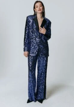 Colourful Rebel Emy Sequins Flare Pants - XS