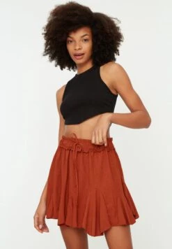 Trendyol Vrouwen Mini Hoge Taille Schaatser Rok -Vrouwelijke Couture 833x1200 6