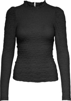 ONLY ONLJULIA L/S RUCHING TOP CC JRS Dames Top - Maat L