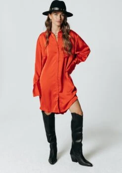 Colourful Rebel Douki Mini Shirt Dress - S