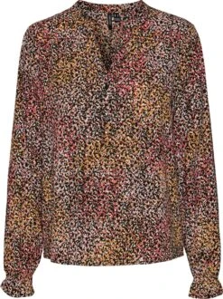 VERO MODA VMLOTUS L/S TOP WVN GA BTQ Dames Top - Maat M
