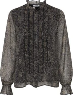 B.young BYIFIA FRILL SHIRT Dames Top - Maat 38