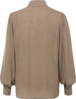 YAYA - Bloes Fungi Brown Dessin -01-201017-209 -Vrouwelijke Couture 927x1200