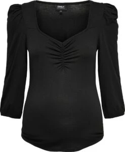 ONLY MATERNITY OLMMEYA 3/4 TOP SOLID JRS Dames Top - Maat M